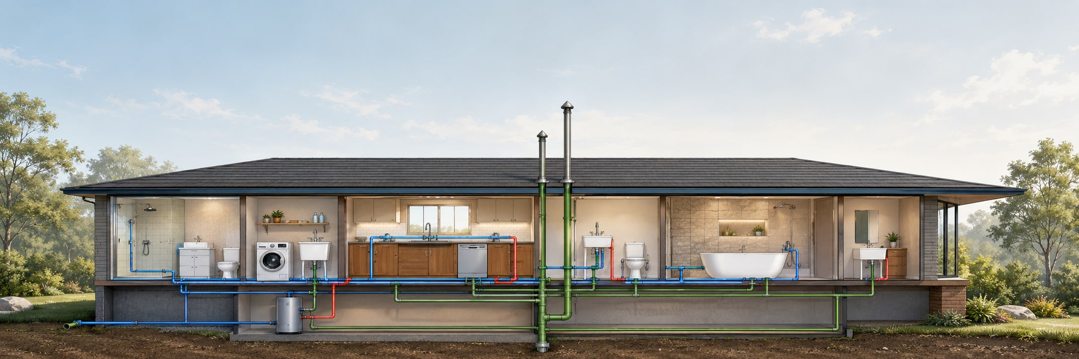 A Van Nuys house of the kind Ridgeline works on daily